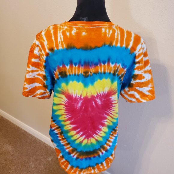 Tie Dye Boho Bohemia short sleeves unisex T-shirt size M. 100% cotton. - Picture 7 of 10